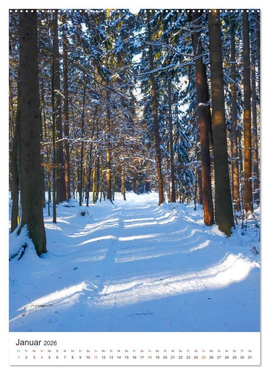 Produktbild: Herrliche Wanderwege (hochwertiger Premium Wandkalender 2026 DIN A2 hoch), Kunstdruck in Hochglanz