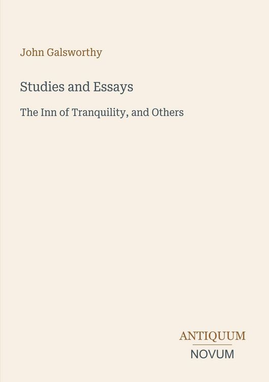 Produktbild: Studies and Essays