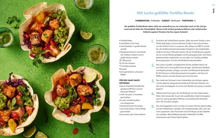 Produktbild: Das geniale Airfryer-Kochbuch: One-Basket-Gerichte