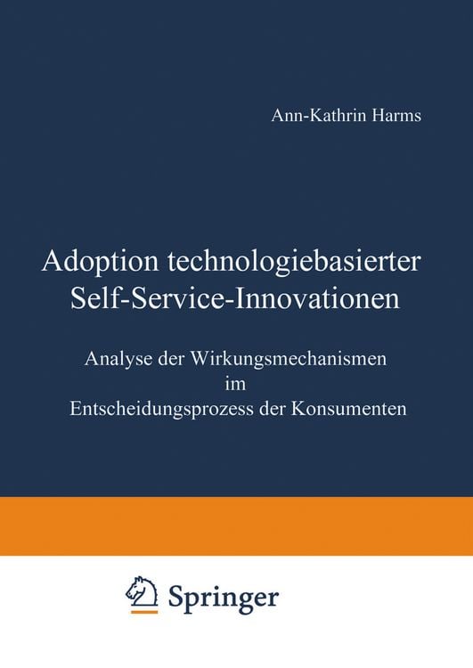 Produktbild: Adoption technologiebasierter Self-Service-Innovationen