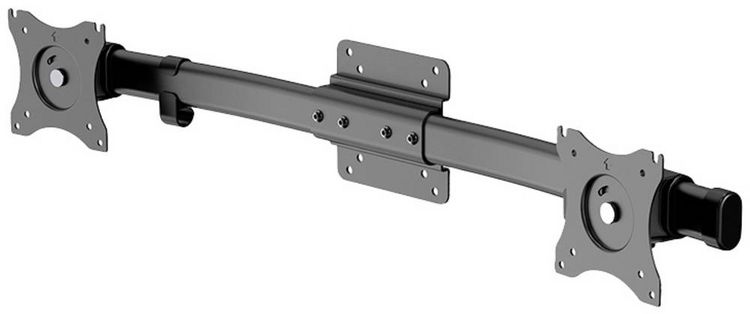 Produktbild: Neomounts Monitor-Tischhalterung FPMA-CB100BLACK 2 Display(s) 25,4 cm (10") - 68,6 cm (27") Schwarz Neigbar