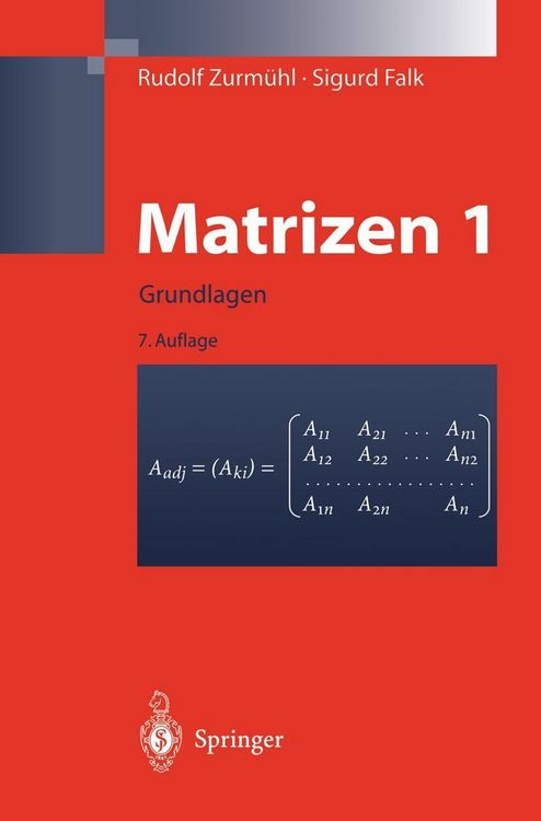 Produktbild: Matrizen und ihre Anwendungen 1