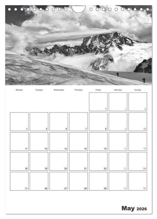Produktbild: EXPLORING ALPS (Wall Calendar 2026 DIN A4 portrait), CALVENDO 12 Month Wall Calendar