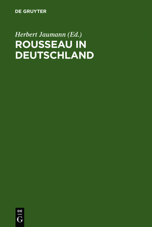 Produktbild: Rousseau in Deutschland