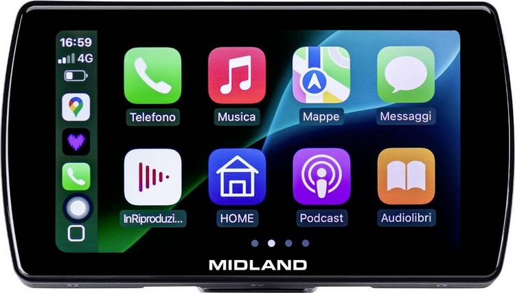 Produktbild: Midland Midland BikePlay Pro, Motorrad Multimedia Motorrad-Navi 12.7 cm 5 Zoll