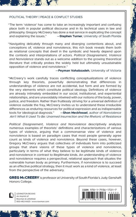 Produktbild: Political Disagreement, Violence and Nonviolence