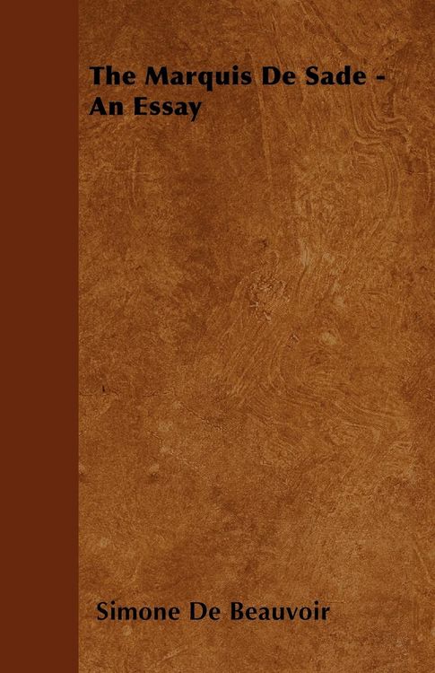 Produktbild: The Marquis De Sade - An Essay