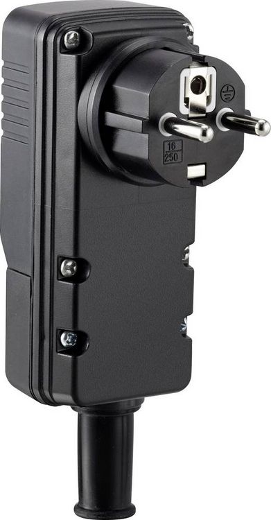 Produktbild: Sygonix SY-3779070 Personenschutz-Schalter 230V Schwarz IP54