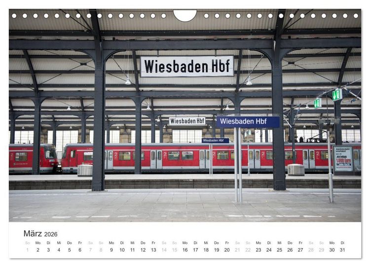 Produktbild: Du sch&ouml;nes Wiesbaden (Wandkalender 2026 DIN A4 quer), CALVENDO Monatskalender