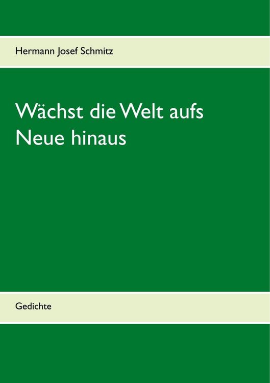Produktbild: W&auml;chst die Welt aufs Neue hinaus