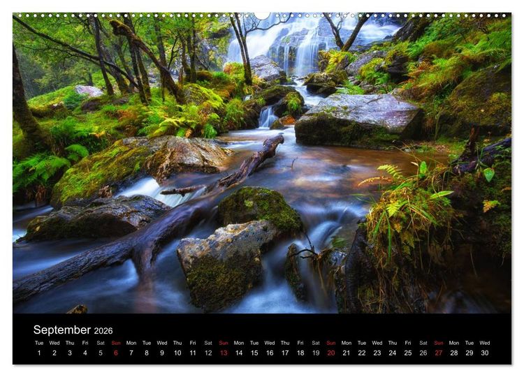Produktbild: THE HIGHLANDS (High Quality Premium Wall Calendar 2026 DIN A2 landscape),CALVENDO 12 Month Wall Calendar