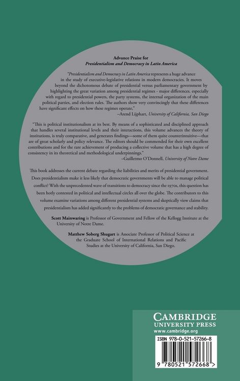 Produktbild: Presidentialism and Democracy in Latin America