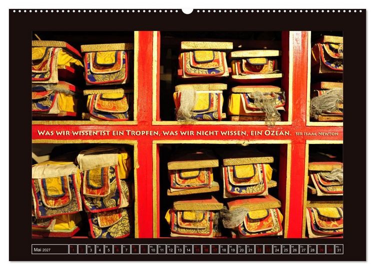 Produktbild: Tibet - Tibet - Tibet 2027 (Wandkalender 2027 DIN A2 quer), CALVENDO Monatskalender