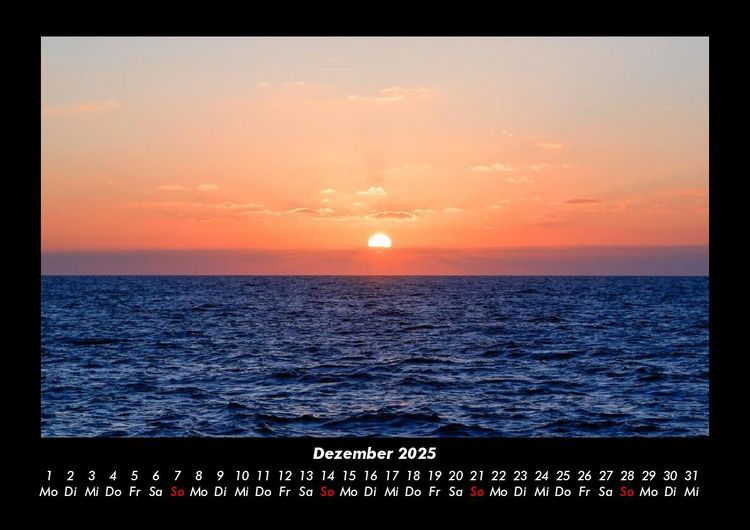 Produktbild: Sonnenunterg&auml;nge 2025 Fotokalender DIN A3