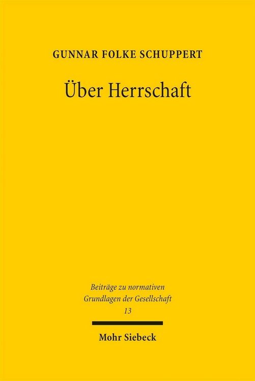 Produktbild: &Uuml;ber Herrschaft