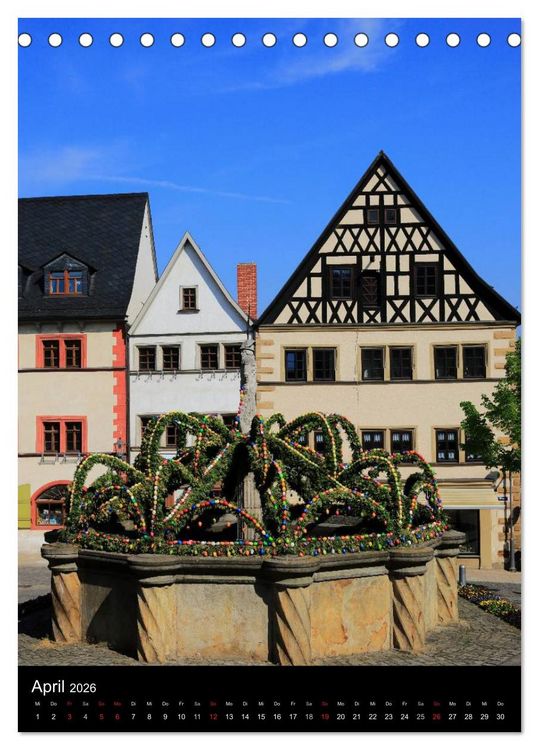 Produktbild: P&ouml;&szlig;neck - meine Stadt (Tischkalender 2026 DIN A5 hoch), CALVENDO Monatskalender
