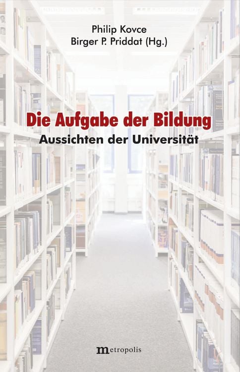 Produktbild: Die Aufgabe der Bildung