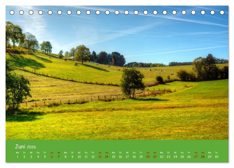 Produktbild: Bergisches Land (Tischkalender 2026 DIN A5 quer), CALVENDO Monatskalender