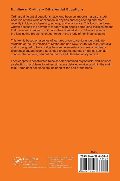 Produktbild: Nonlinear Ordinary Differential Equations