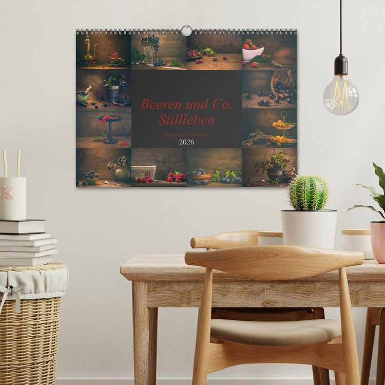 Produktbild: Beeren und Co. Stillleben (Wandkalender 2026 DIN A3 quer), CALVENDO Monatskalender