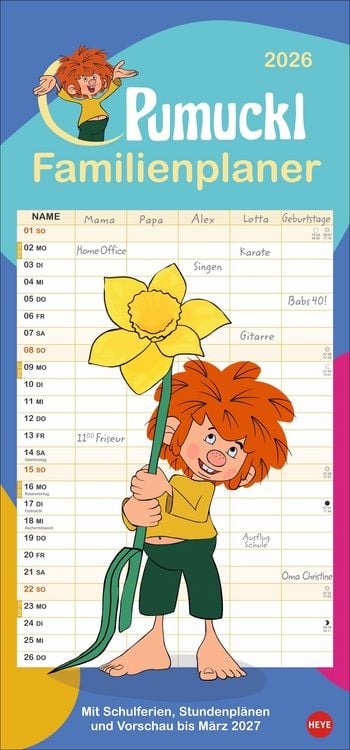 Produktbild: Pumuckl Familienplaner 2026