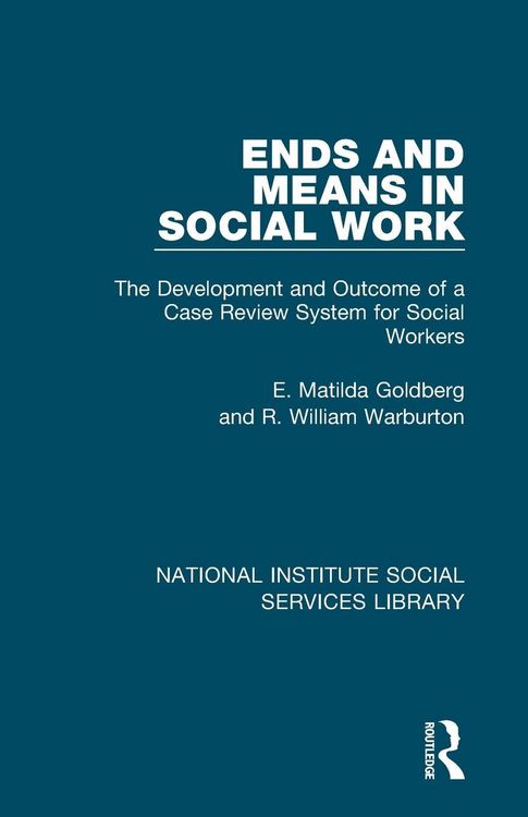 Produktbild: Ends and Means in Social Work