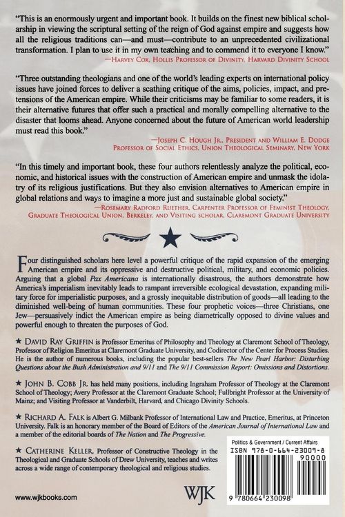 Produktbild: The American Empire and the Commonwealth of God