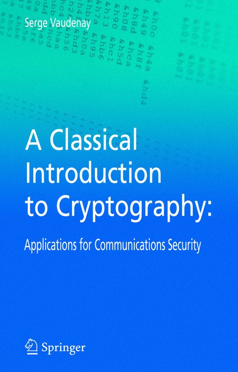 Produktbild: A Classical Introduction to Cryptography