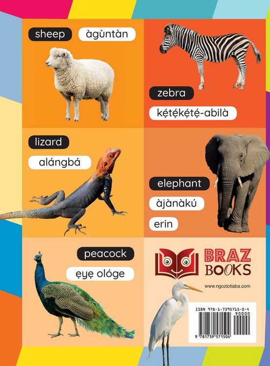 Produktbild: My First 100 Animals in Yoruba Language and English