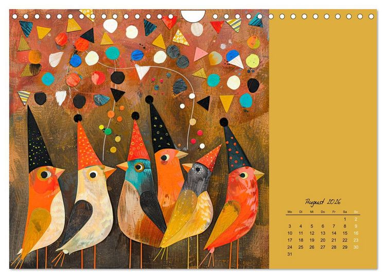 Produktbild: Wenn Tiere feiern (Wandkalender 2026 DIN A4 quer), CALVENDO Monatskalender