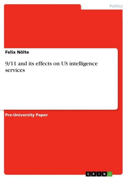 Produktbild: 9/11 and its effects on US intelligence services