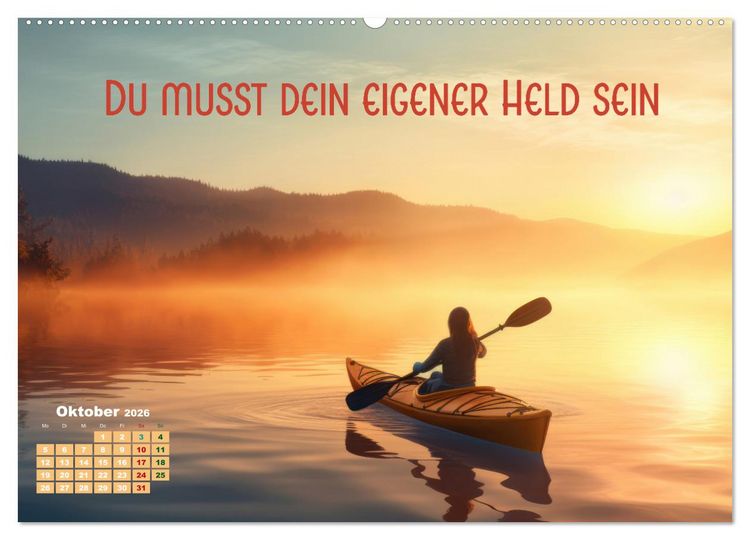 Produktbild: Work - Life - Balance - unterwegs mit coolen Spr&uuml;chen (Wandkalender 2026 DIN A2 quer), CALVENDO Monatskalender