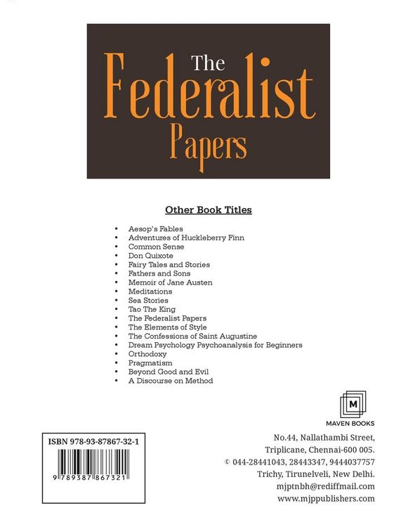 Produktbild: The Federalist Papers