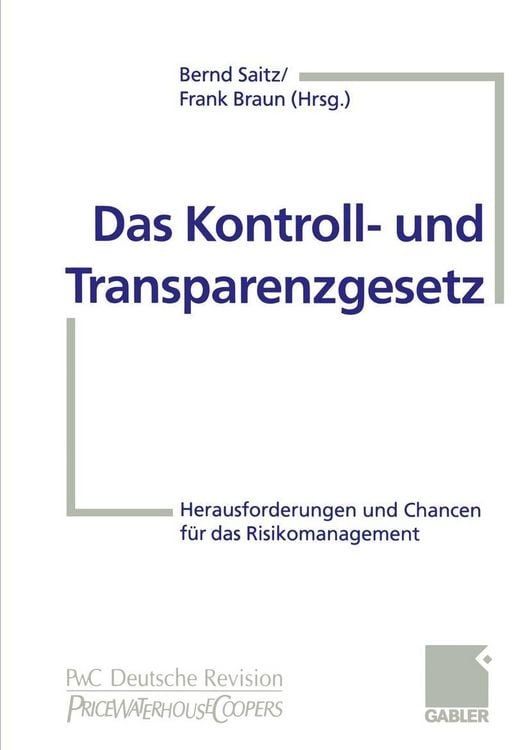 Produktbild: Das Kontroll- und Transparenzgesetz