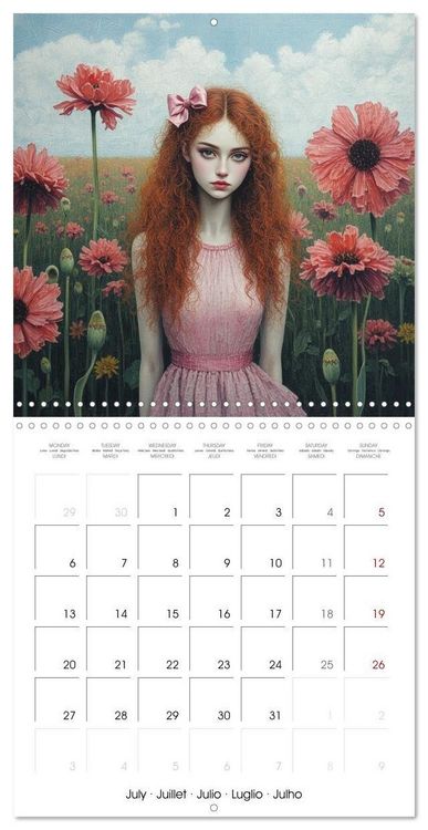 Produktbild: Sual&acute;M, S: Whispering Petals (Wall Calendar 2026 12 &times; 12 Inc