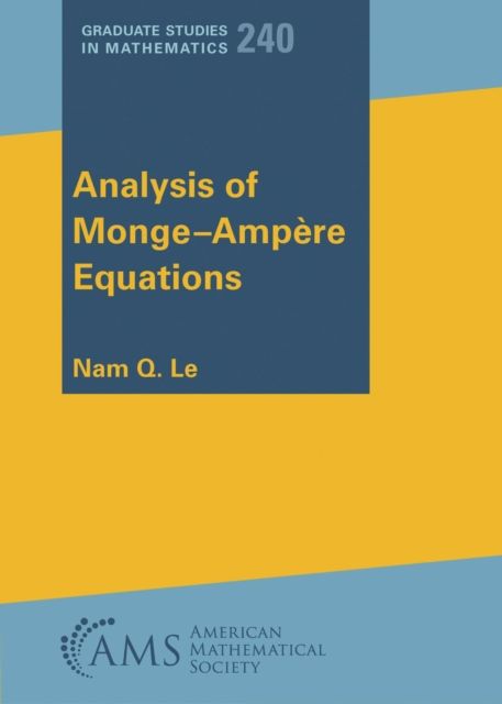 Produktbild: Analysis of Monge-Ampere Equations