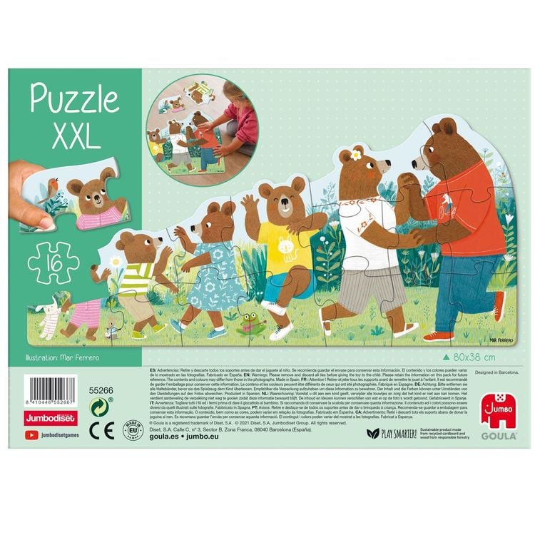 Goula - XXL-Puzzle Bärenfamilie