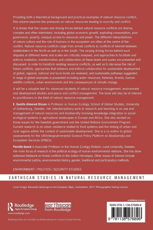 Produktbild: Natural Resource Conflicts and Sustainable Development