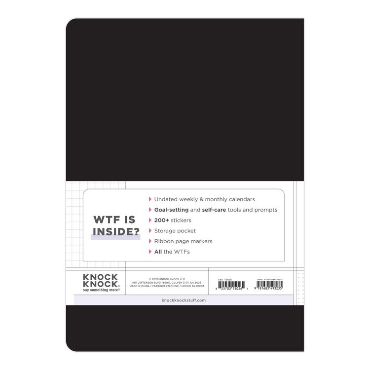 Produktbild: Wtf Undated Planner and Weekly Agenda Notebook