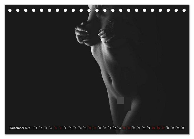 Produktbild: Sensual Secrets (Tischkalender 2026 DIN A5 quer), CALVENDO Monatskalender