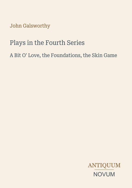 Produktbild: Plays in the Fourth Series