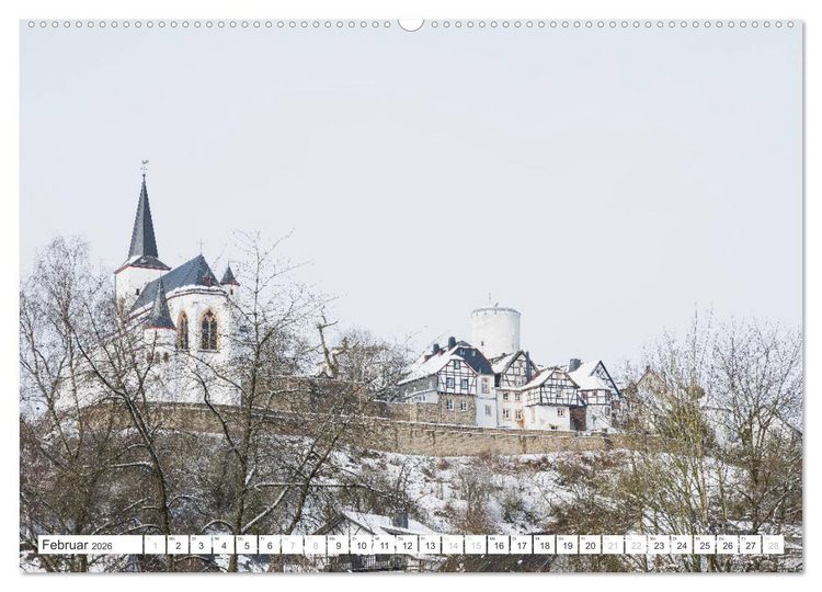 Produktbild: Eifel Reise - romantische Orte (hochwertiger Premium Wandkalender 2026 DIN A2 quer), Kunstdruck in Hochglanz