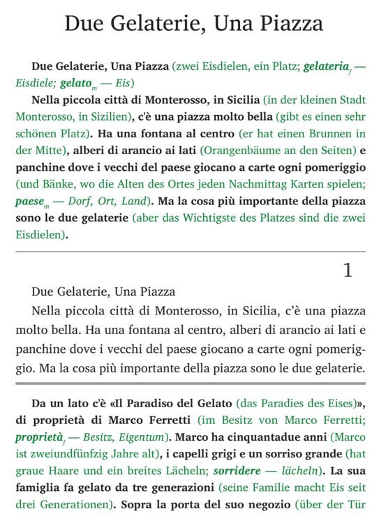 Produktbild: Italienisch lernen mit lustigen Kurzgeschichten (A1-A2) - La Guerra del Gelato (+ Audio-Online)