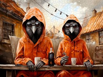 Produktbild: CALVENDO Puzzle Karli und Heinz | 2000 Teile Lege-Gr&ouml;&szlig;e 90x67cm Foto-Puzzle f&uuml;r gl&uuml;ckliche Stunden