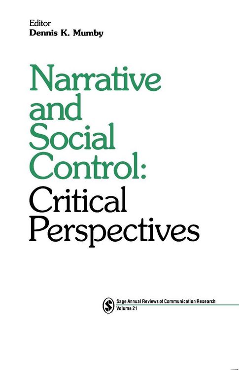 Produktbild: Narrative and Social Control