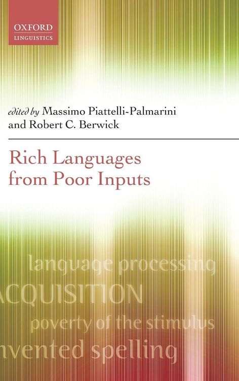 Produktbild: Rich Languages from Poor Inputs