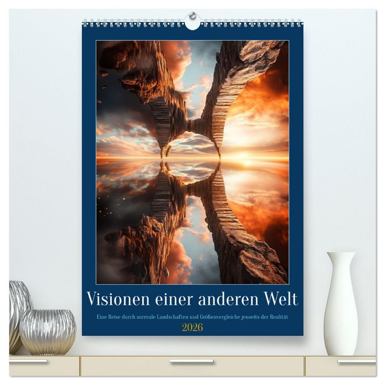 Produktbild: Visionen einer anderen Welt (hochwertiger Premium Wandkalender 2026 DIN A2 hoch), Kunstdruck in Hochglanz