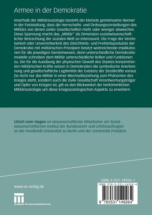 Produktbild: Armee in der Demokratie