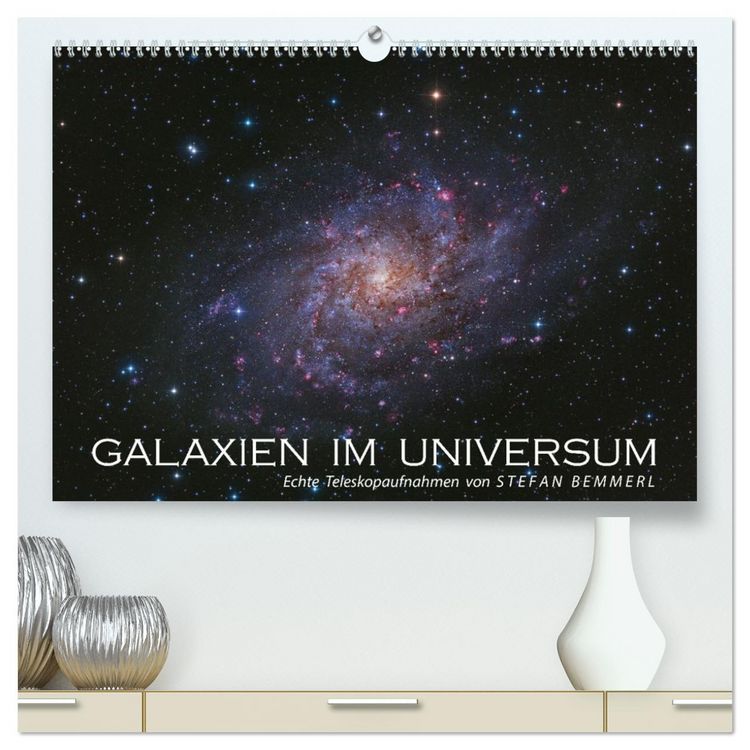 Produktbild: Galaxien im Universum (hochwertiger Premium Wandkalender 2026 DIN A2 quer), Kunstdruck in Hochglanz