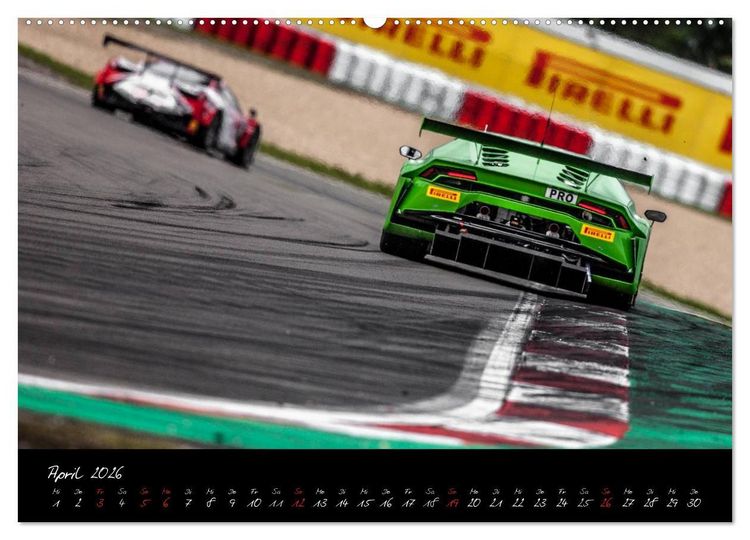 Produktbild: EMOTIONS ON THE GRID - Blancpain Endurance Series N&uuml;rburgring (Wandkalender 2026 DIN A2 quer), CALVENDO Monatskalender